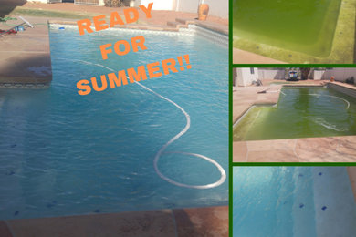 Small minimalist rectangular pool photo in Phoenix