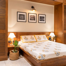 Bedroom with rich cream