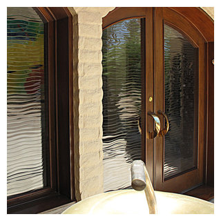 Double Entry Doors - Modern - San Diego - by Cast Glass Images Inc.