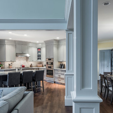 Gray and Graphite Custom Kitchen