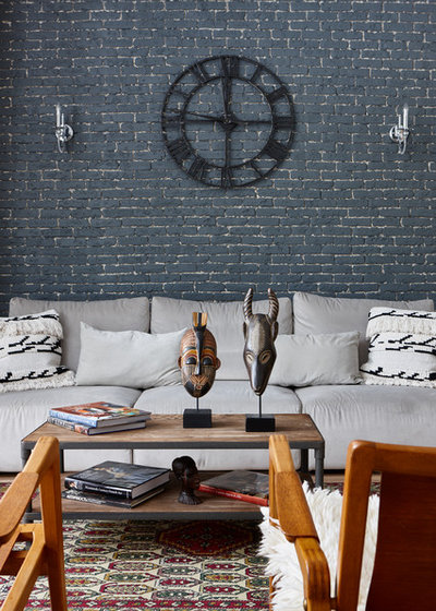 Фьюжн Гостиная by Студия дизайна "Элементы Стиля"