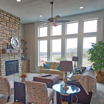 Unique Reverse 1.5 Story home in Overland Park, KS