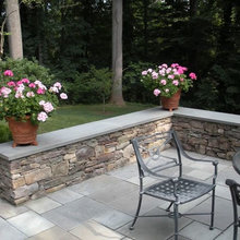 Garden Stone Wall