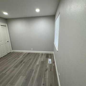 Home Remodel/ One Bath/paint/popcorn removal/LED Can lights/baseboards/Flooring