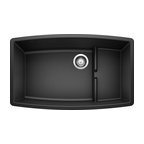 Blanco 440064 19.5"x32" Granite Single Undermount Kitchen Sink, Anthracite