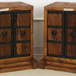 Rustic Chinese Bedside Cabinet - Nightstands And Bedside Tables