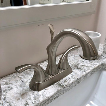 Beautiful Bathroom Remodel-Koch Bristol Painted Oyster Cambria Berwyn Quartz