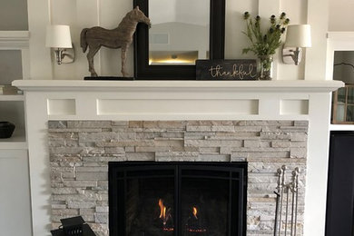 Inspiration for a timeless living room remodel in Minneapolis