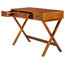 Versanora Bedford Stylish Wooden Desk Storage Table Drawers Walnut