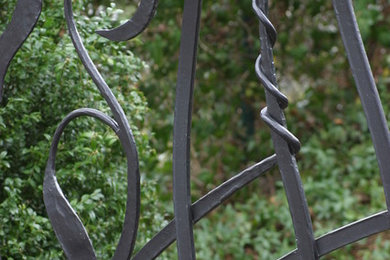 Driveway Gate 'Botanical Art Nouveau'