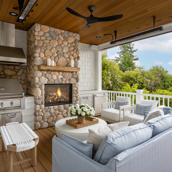 Partially Covered Deck - Photos & Ideas