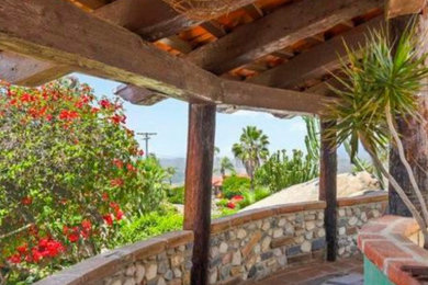 Mediterranean exterior home idea in San Diego