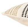 Jaipur Living Lumami Tribal Cream/Black Poly Fill Pillow 16"X24" Lumbar