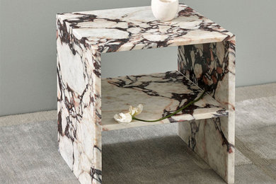 Calacatta Viola Marble Side Tables