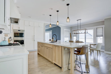 Example of a classic kitchen design in Detroit