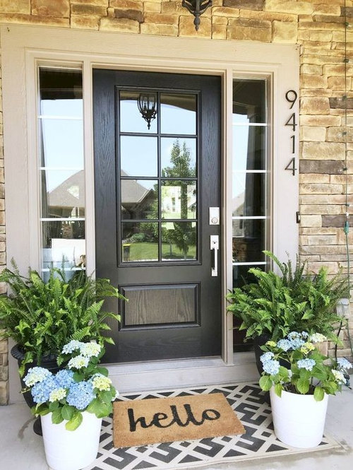 Faux plants on your front porch?