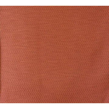 Clarence House Orange Tone on Tone Striped Upholstery Fabric Salina, Standard Cu