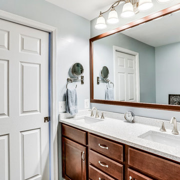 Transitional Small Bathroom Design Alexandria, VA