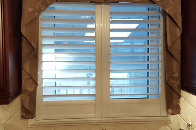 Beautiful valance and shutters