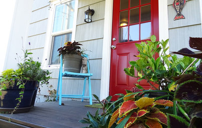 DIY Painting Project: A Colorful Front Door