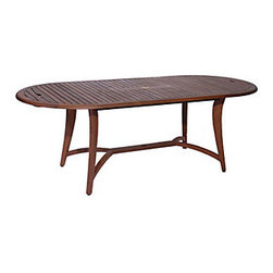 Jensen Leisure Topaz Oval Extension Table - Outdoor Dining Tables