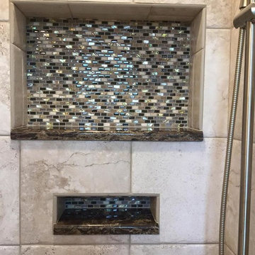 Extra deep shelving was available on this project