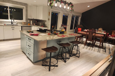 Inspiration for a contemporary kitchen remodel in Other