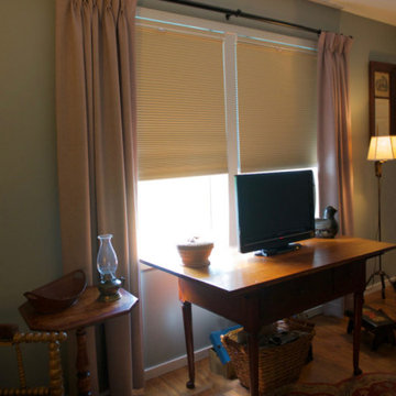 Guestroom drapery and Room-Darkening Shades.