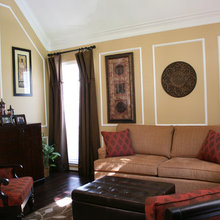 vaulted ceiling decor