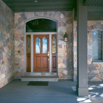 Maricopa Thin Stone Veneer Exterior Entry