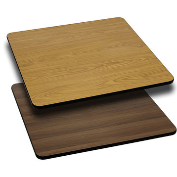 36" Square Table Top With Reversible Laminate Top