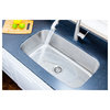 Wells Sinkware 32-Inch Undermount Stainless Steel Single Bowl Kitchen Sink