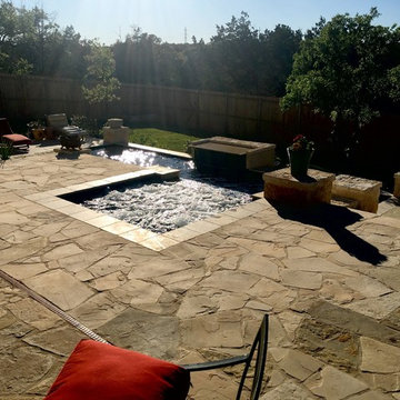 Elevated Porch hot tub