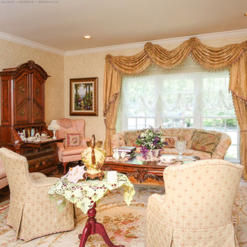 New Windows in Sophisticated Living Room - Renewal by Andersen Long Island, Broo