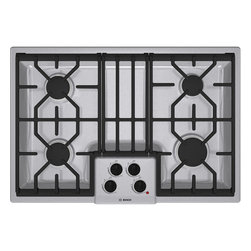 Bosch 500 Series 30" Gas Cooktop, Stainless Steel | NGM5054UC - Cooktops