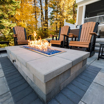 Transforming a Steep Lakefront Slope into an Entertaining Patio | Horton, MI