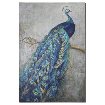 "Peacock Alley" Oil Painting