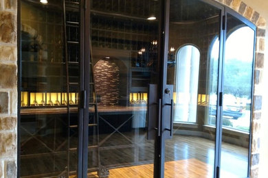 Elegant wine cellar photo in Austin