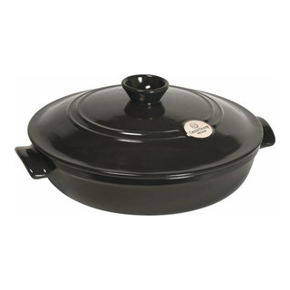 Emile Henry - Round Dutch Oven 5.5 qt Charcoal