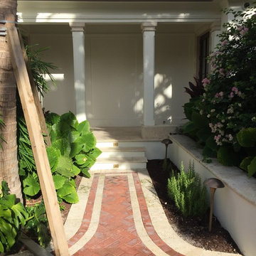 Coral stone Windows and Doors Mouldings and Pavers combined with Colombian Brake