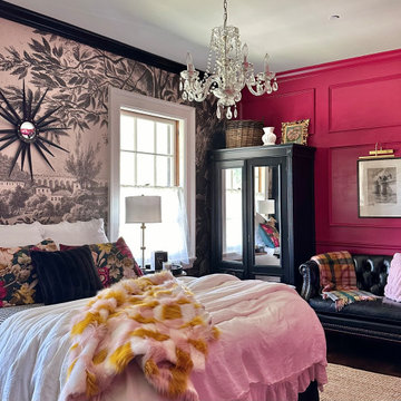 Bold and beautiful guest bedroom