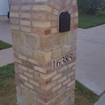 Stone and Brick Mailbox in Florissant, Mo