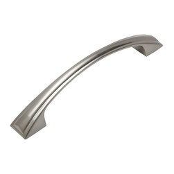 Cosmas - Cosmas 124-96SN Satin Nickel 3-3/4&rdquo; CTC Arch Cabinet Pull, 10-PACK - Cabinet And Drawer Handle Pulls