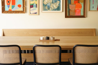 Dining room - eclectic dining room idea in Orange County