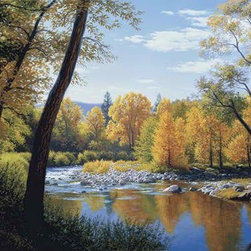 When Summer Turns Autumn Wall Mural (large) - Wallpaper