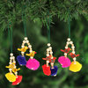 Novica Handmade Vibrant Song Wood Beaded Ornaments (Set Of 4)