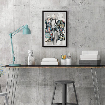 "The Perfect Photo" Framed Painting Print