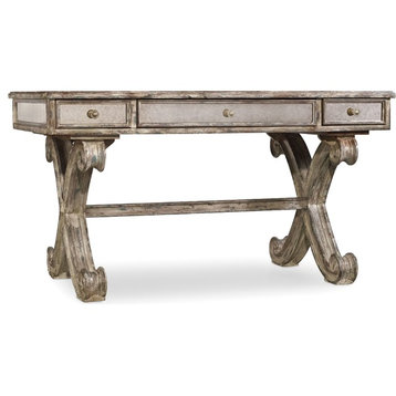Hooker Furniture 5281-10458 Luxury Shabby Chic Farmhouse 54"W - Distressed Gray