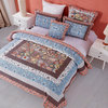 Mosaic Paradise Patchwork Quilted Quilt Set, King