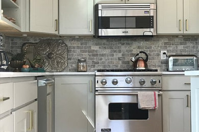 Inspiration for a transitional kitchen remodel in Other